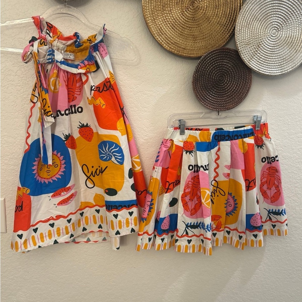 Malibufox Collection boutique skirt set size Large‎ - Picture 2 of 4
